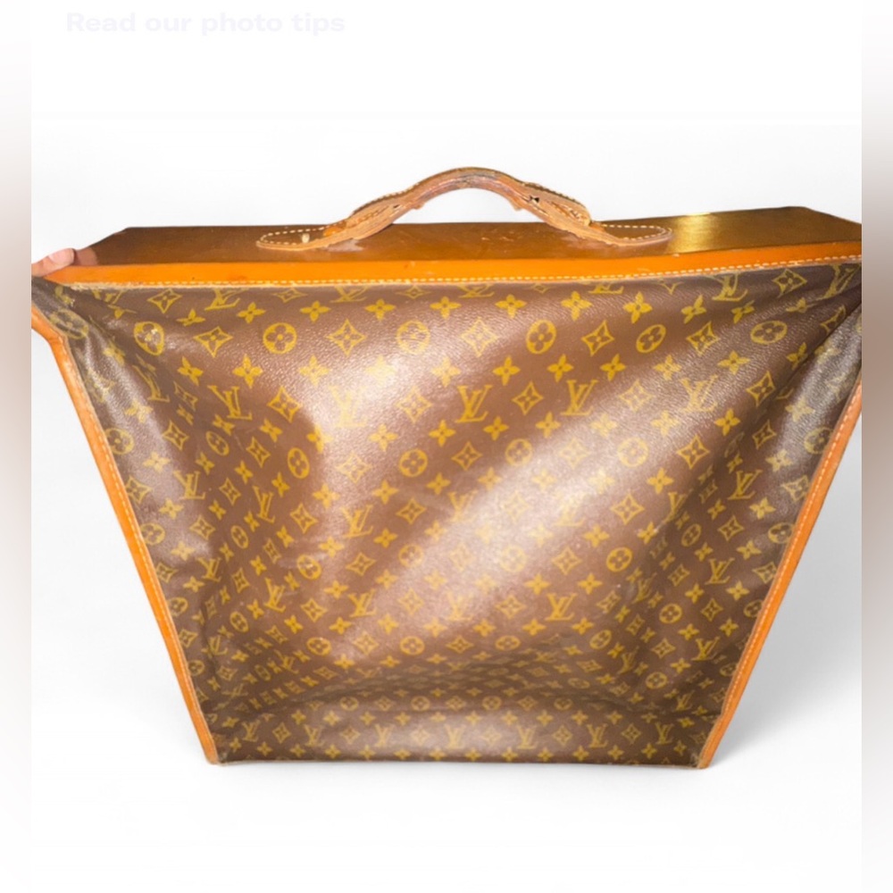 Louis Vuitton Brown and Tan Monogram Handbag